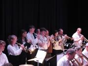 Big trumpet section at our Launch gig